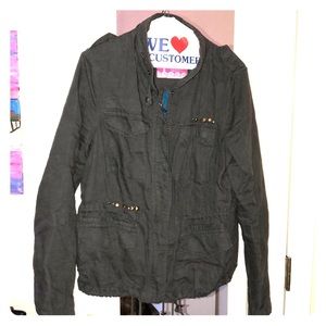 Free people embellished utility jacket